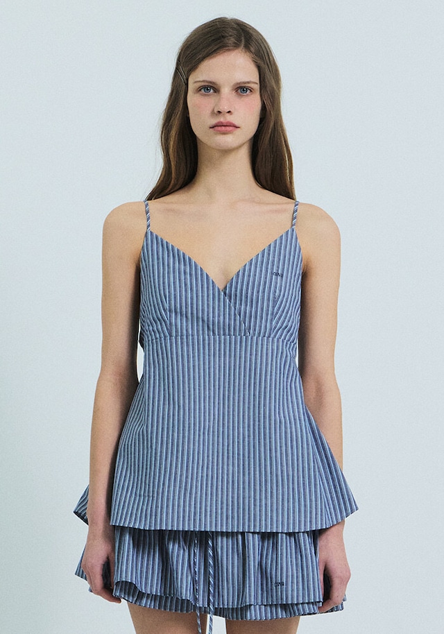 [GROVE] LANI STRIPE SLEEVELESS 正規品 韓国ブランド 韓国ファッション 韓国代行 日本 店舗  ブランド グローブ grvr 通販