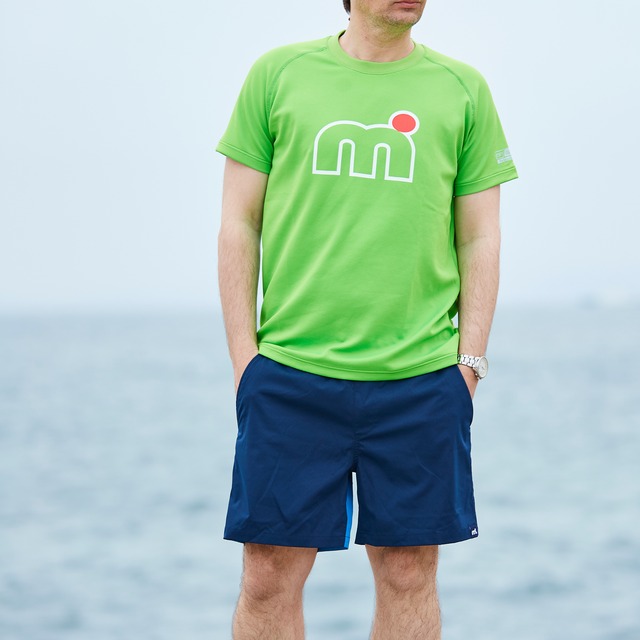 HP-DRY 半袖Tシャツ - エムドットアウトライン - GREEN