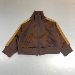 【25AW】&PAL(アンドパル)ジャージジャケット ブラウン(80/90/100/110/120)ジャケット ジャージ アウター