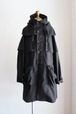 Gurank " Moleskin flock coat ( Black ）”