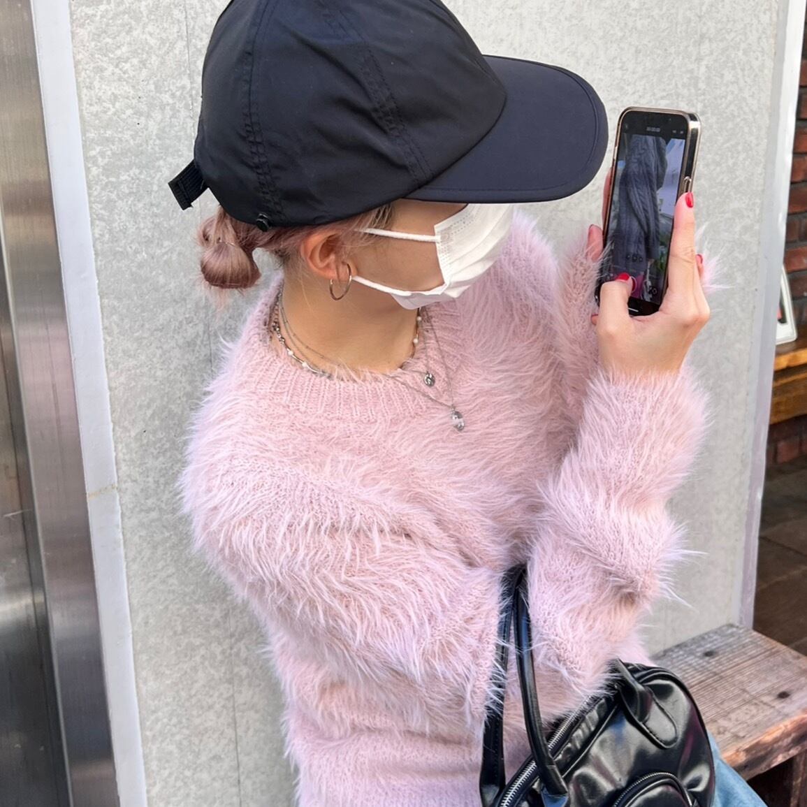 シャギーニットセーター_LN01655