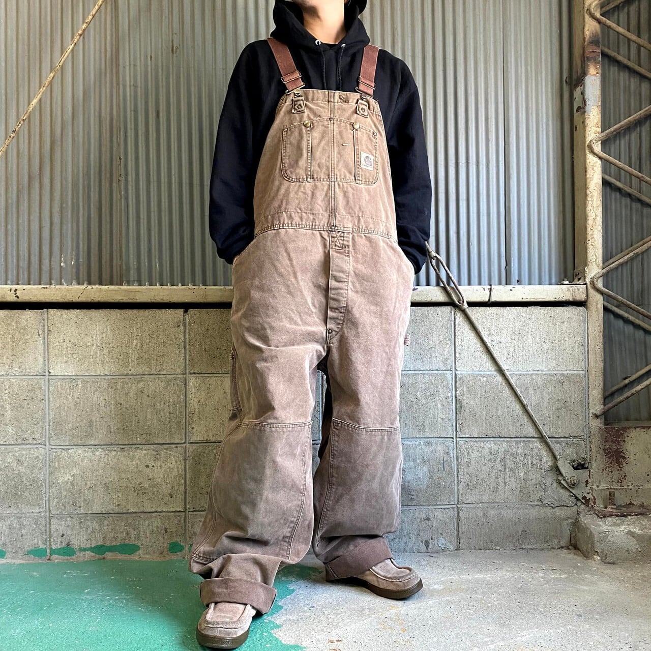 USA製 Carhartt カーハート ダブルニーオーバーオール  W46