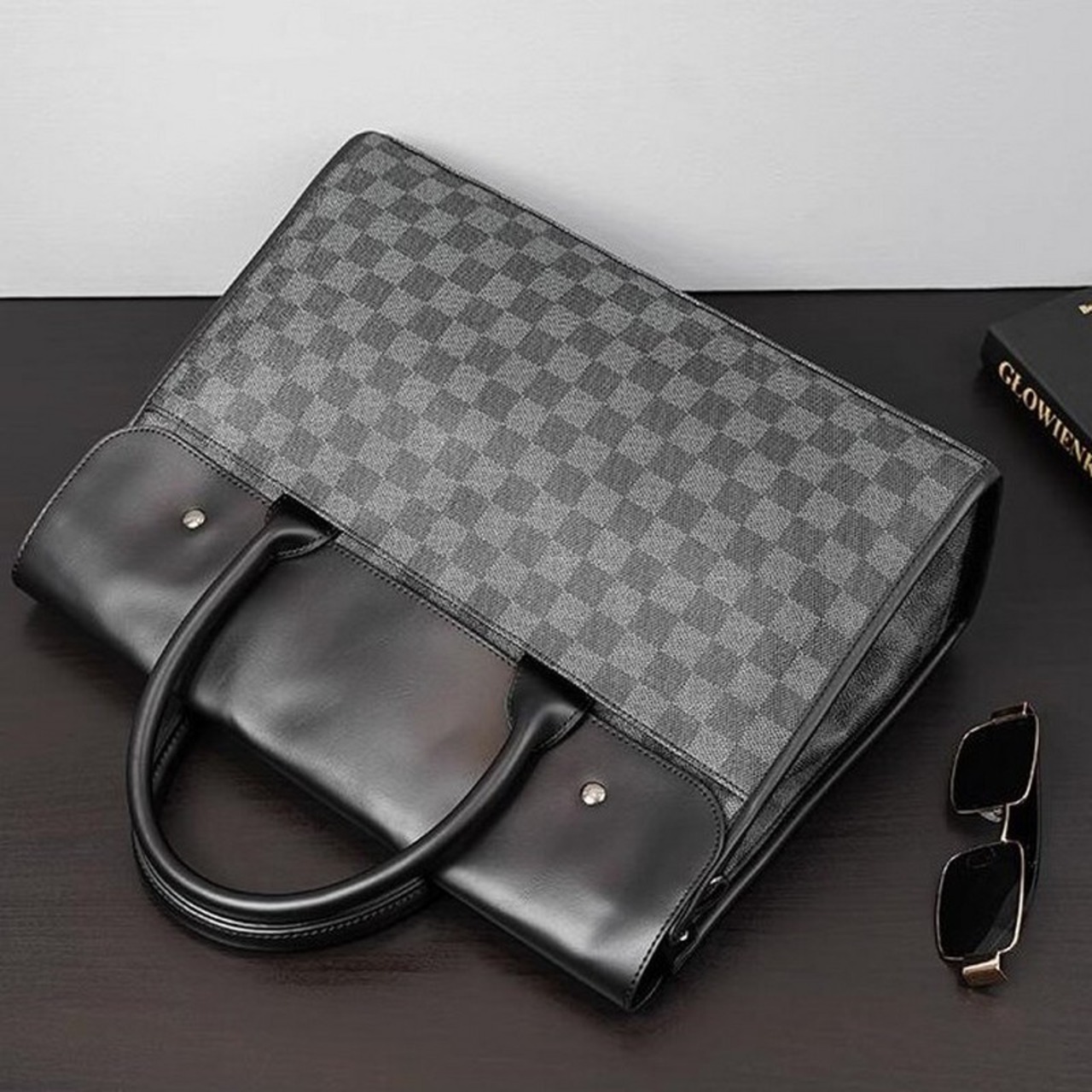 retro briefcase handbag 00386