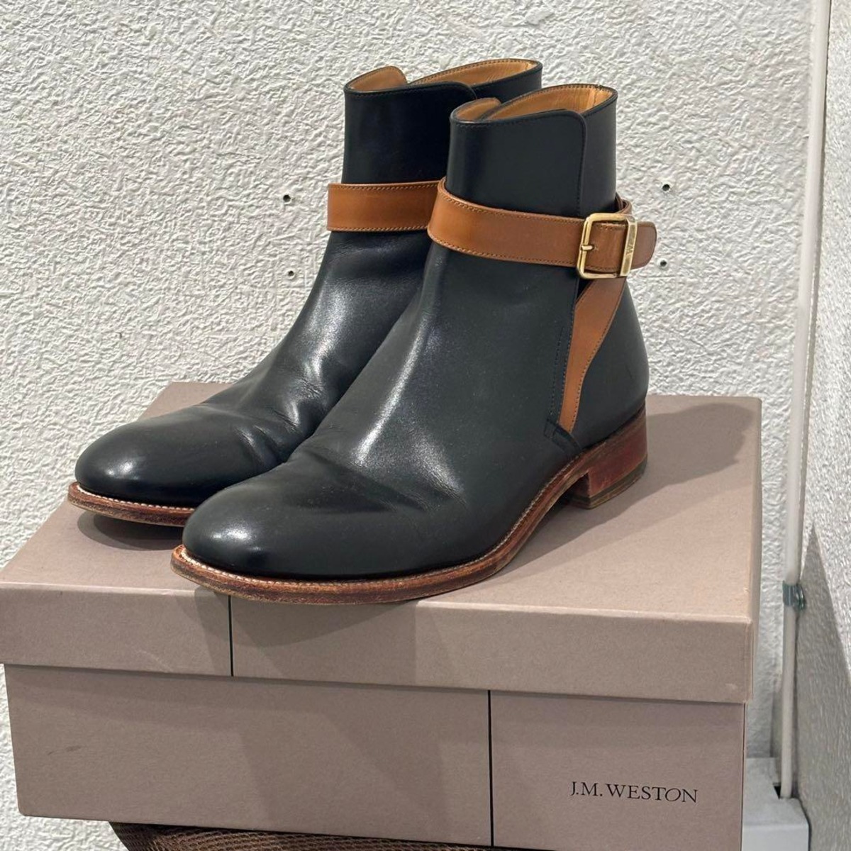 定価187000円 J.M. WESTON ジェイエムウエストン ジョッパーブーツ 