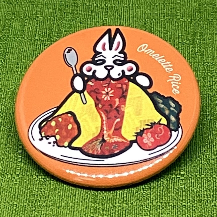 缶バッジ（全3種類） | Foodie Rabbit