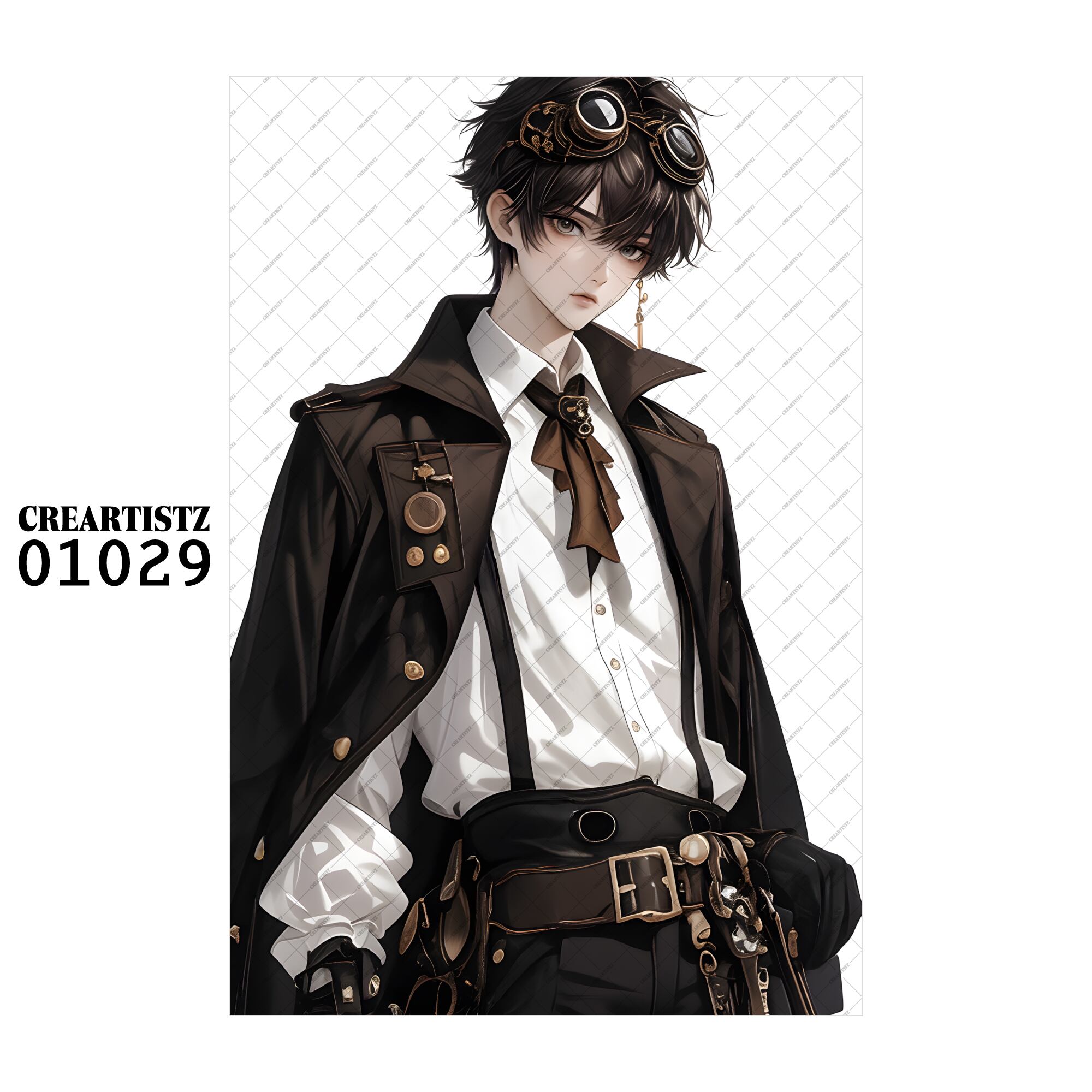 01029 ボーイ クール オリジナル ペーパー/ステッカー 4枚セット CREARTISTZ