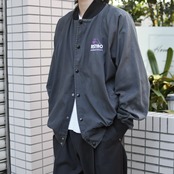ASTRO fade cotton varsity jacket