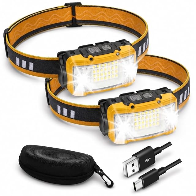LED ヘッドライト CREE XHP199 1000000ルーメン USB 充電式 ヘッド
