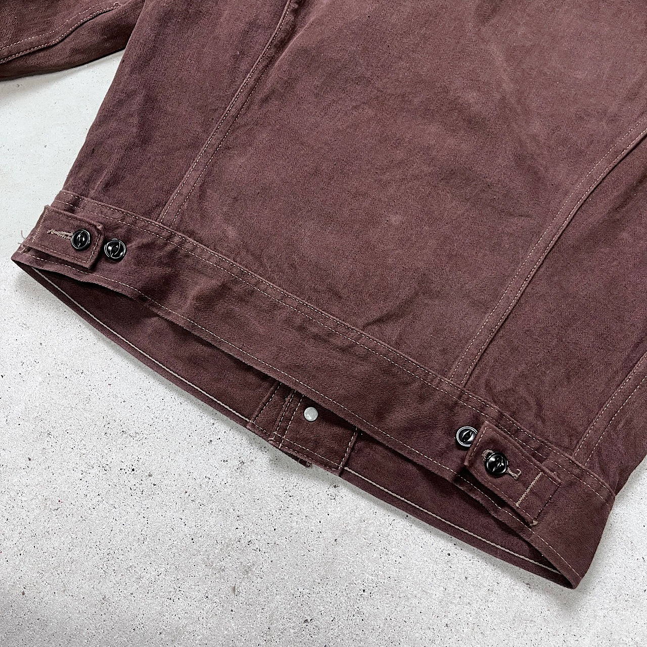 70年代 Lee リー モールスキン トラッカージャケット メンズM相当 古着 