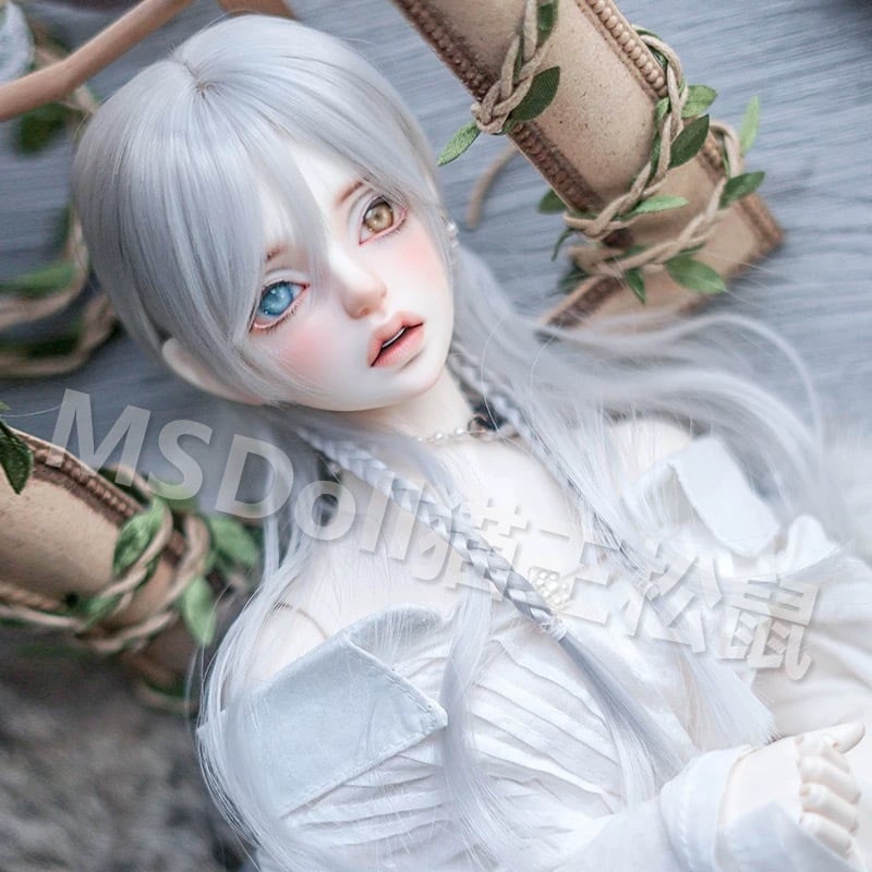 セットウィッグ 前髪あり BJD 1/3 1/4 1/6 かつら 耐熱 ヘッド パーツ