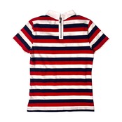 BROOKS BROTHERS/Red Fleece ブルックスブラザーズ ボーダー 半袖ポロシャツ S/レッド ネイビー ホワイト