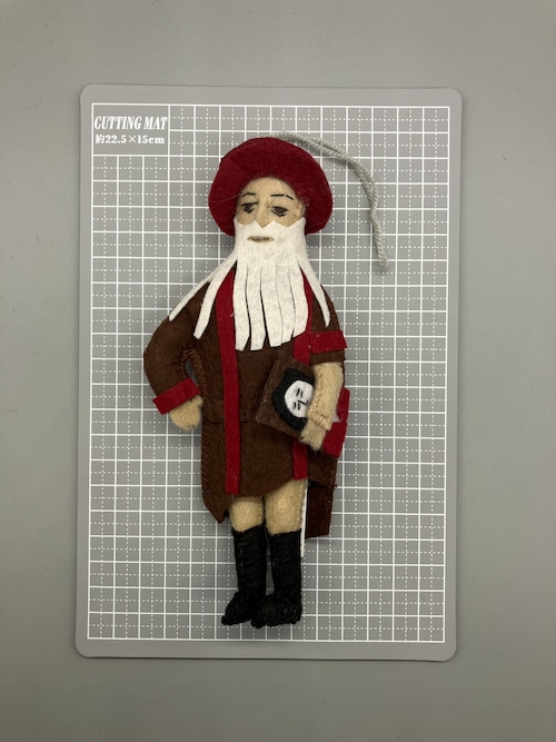 SILK ROAD BAZAAR FIGURE ORNAMENT - LEONARD DA VINCI 3