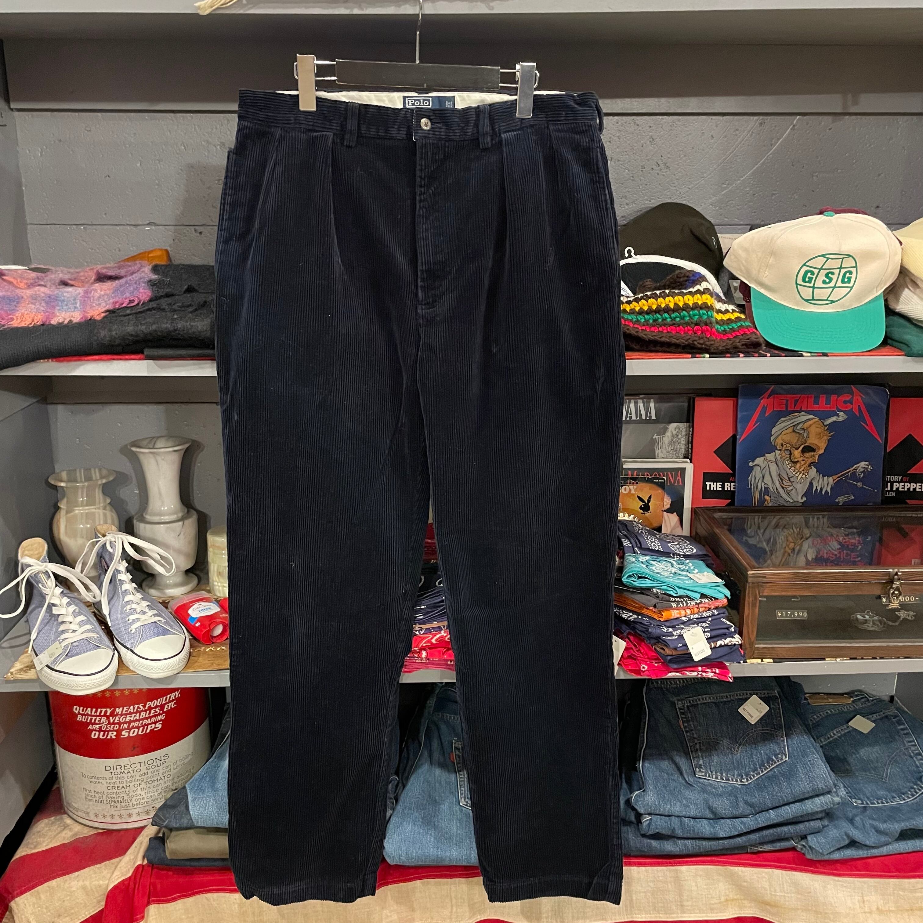 90s Polo by Ralph Lauren 2 Tuck Corduroy Pants | VOSTOK