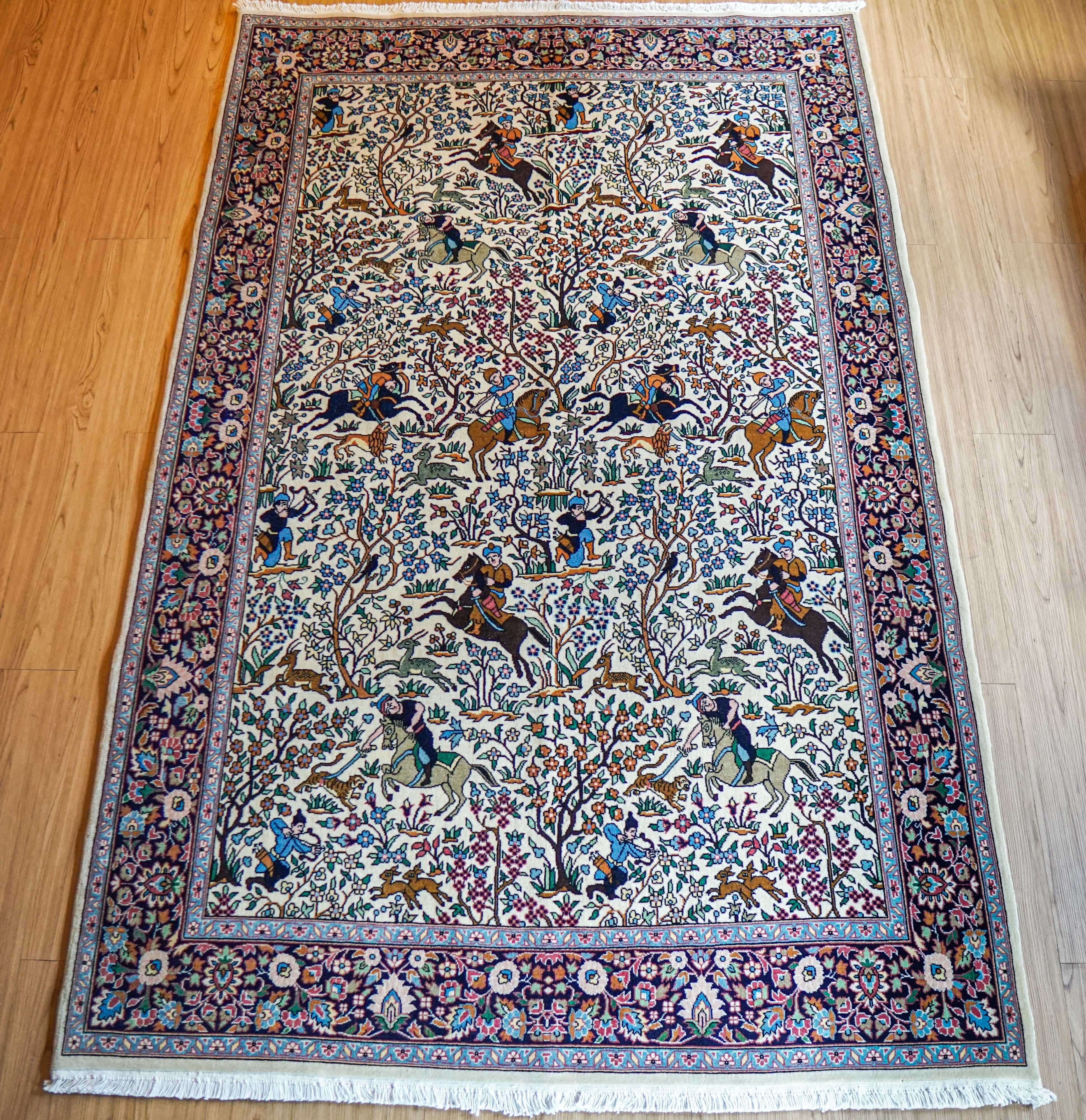 手織りペルシャ絨毯 オリエンタルラグ 228×144cm | Decorworks