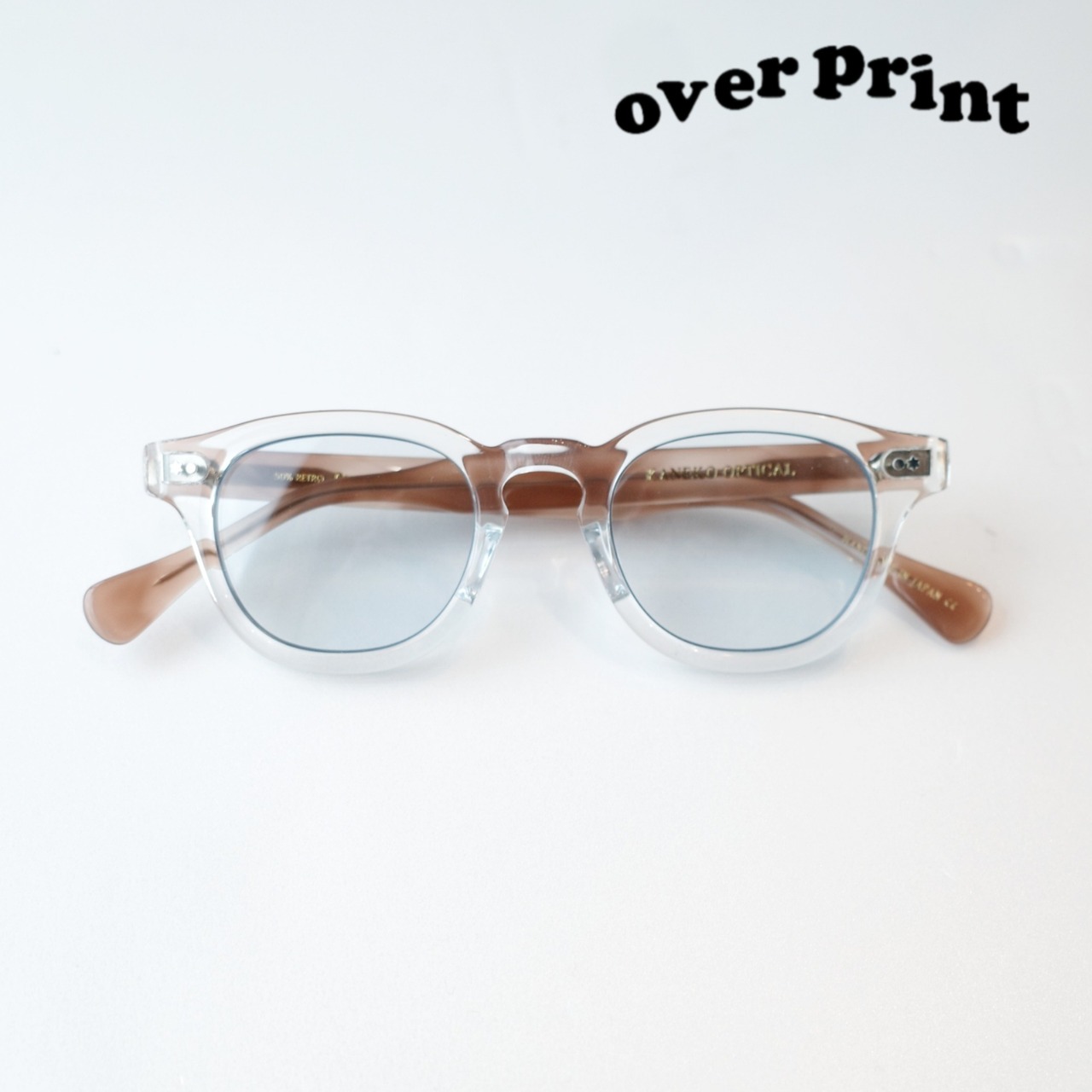 【over print】Glass *金子眼鏡*ATRIUM limited