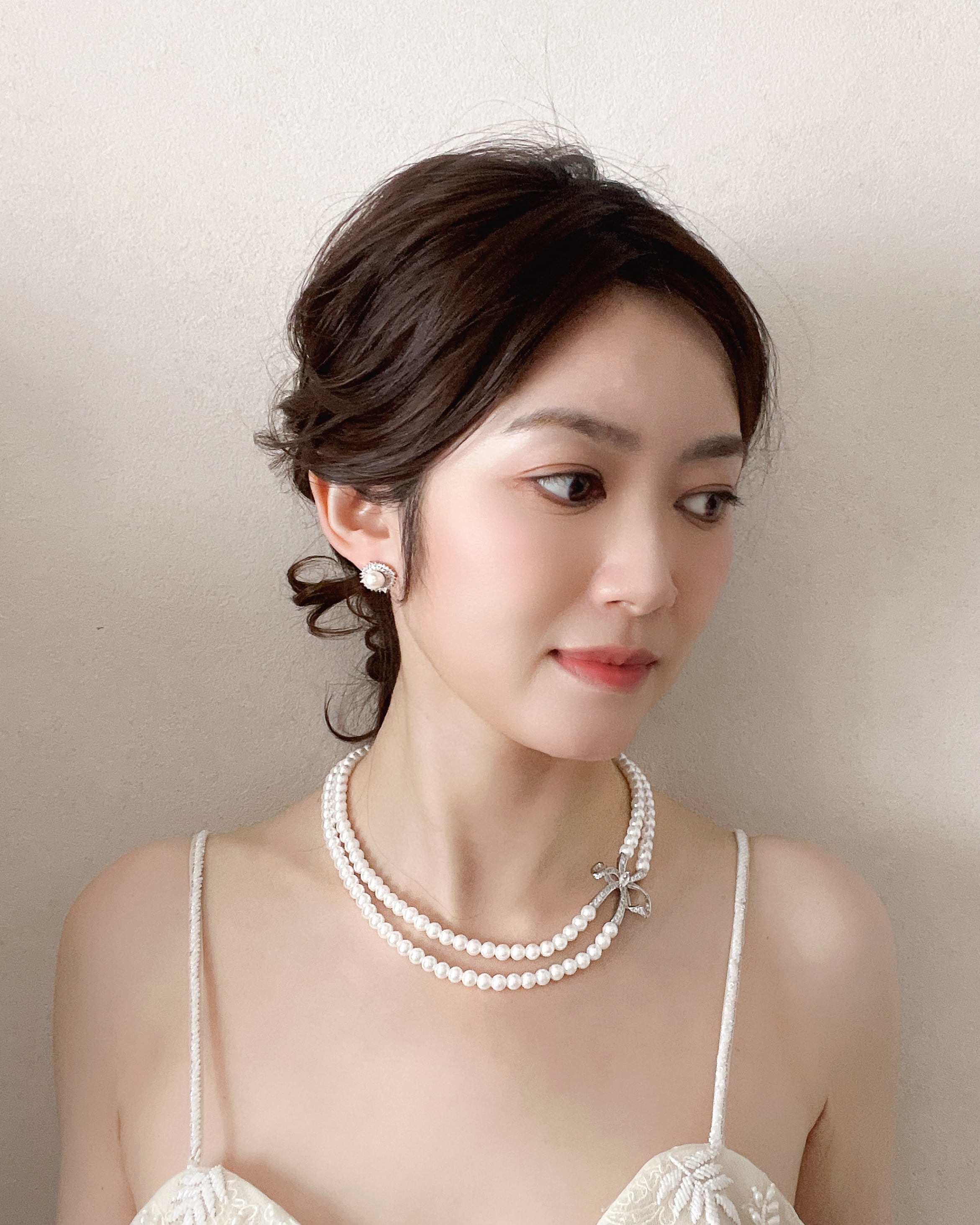 ウェディングネックレス ビジュー ネックレス SWAROVSKI 煌びやかな