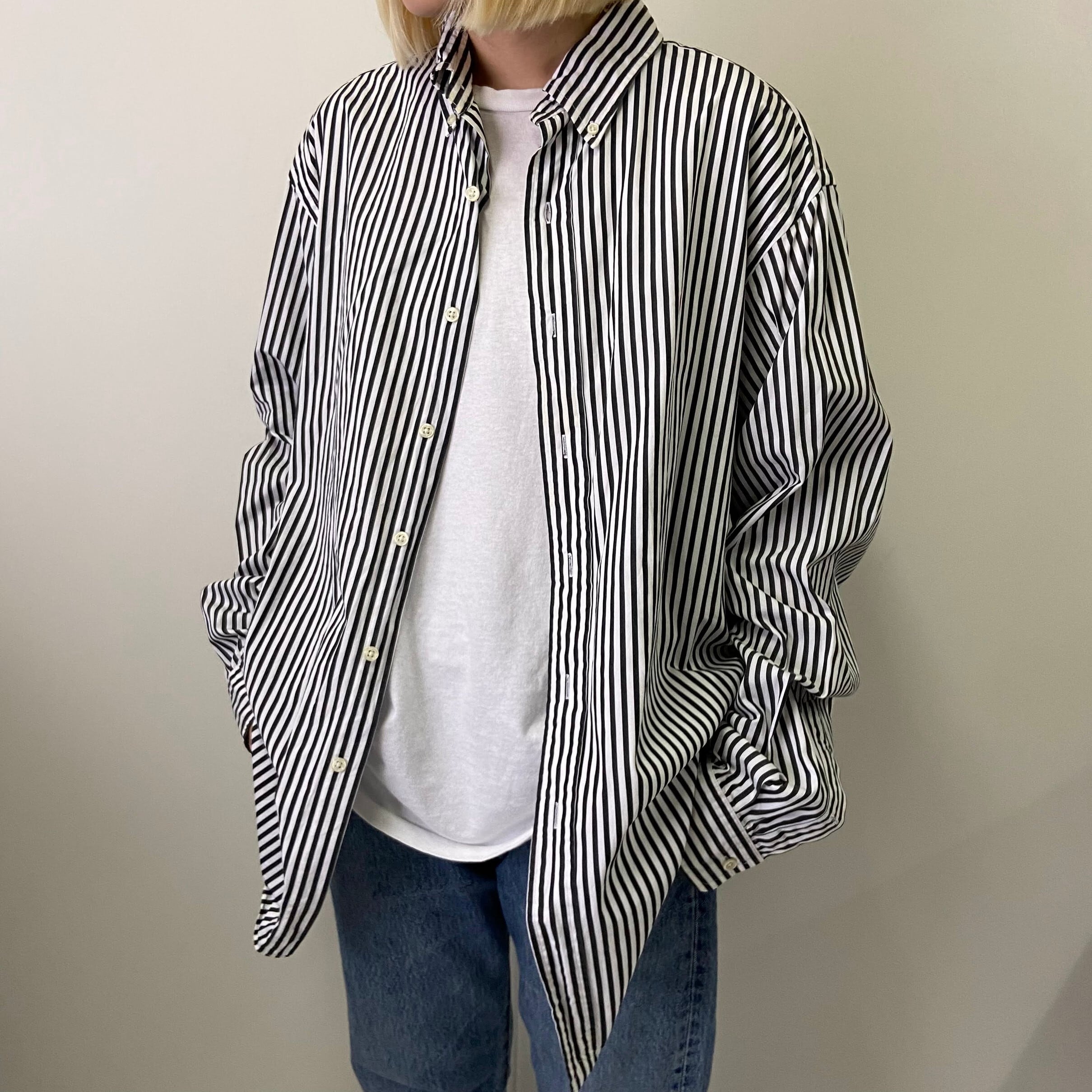 Ralph Lauren ラルフローレン 長袖 CLASSIC FIT ストライプシャツ 
