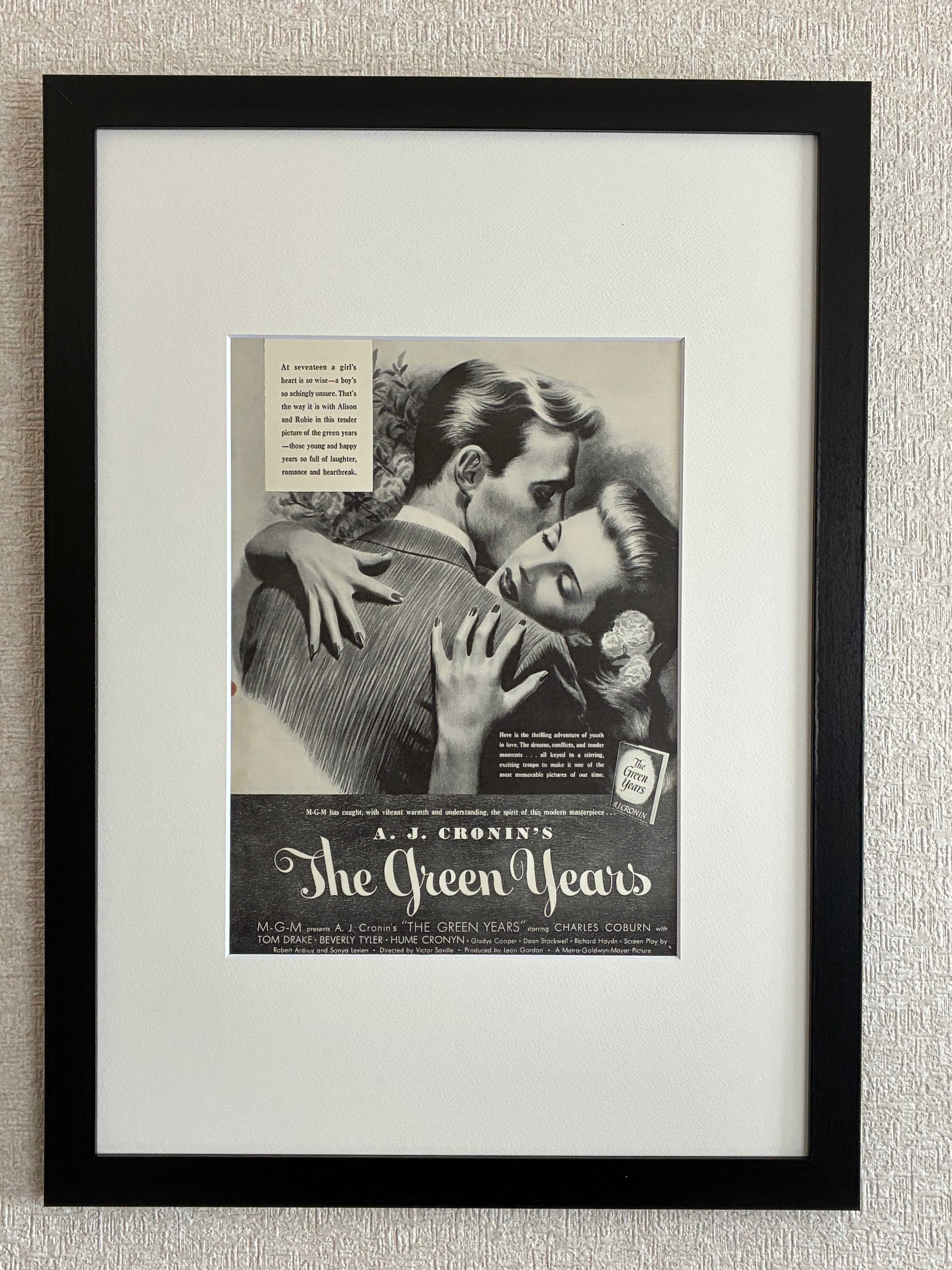 CHANEL ヴィンテージ広告ポスター 額装済み ヴィンテージ感アリ！1943 広告＞CHANEL シャネル ポスター