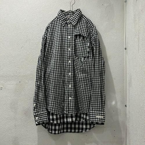 TSTS ティーエスティーエス 23AW LAYERED DOUBLE GINGHAM SHIRT ギンガムチェックシャツ SIZE M.23AMM0203【表参道t04】