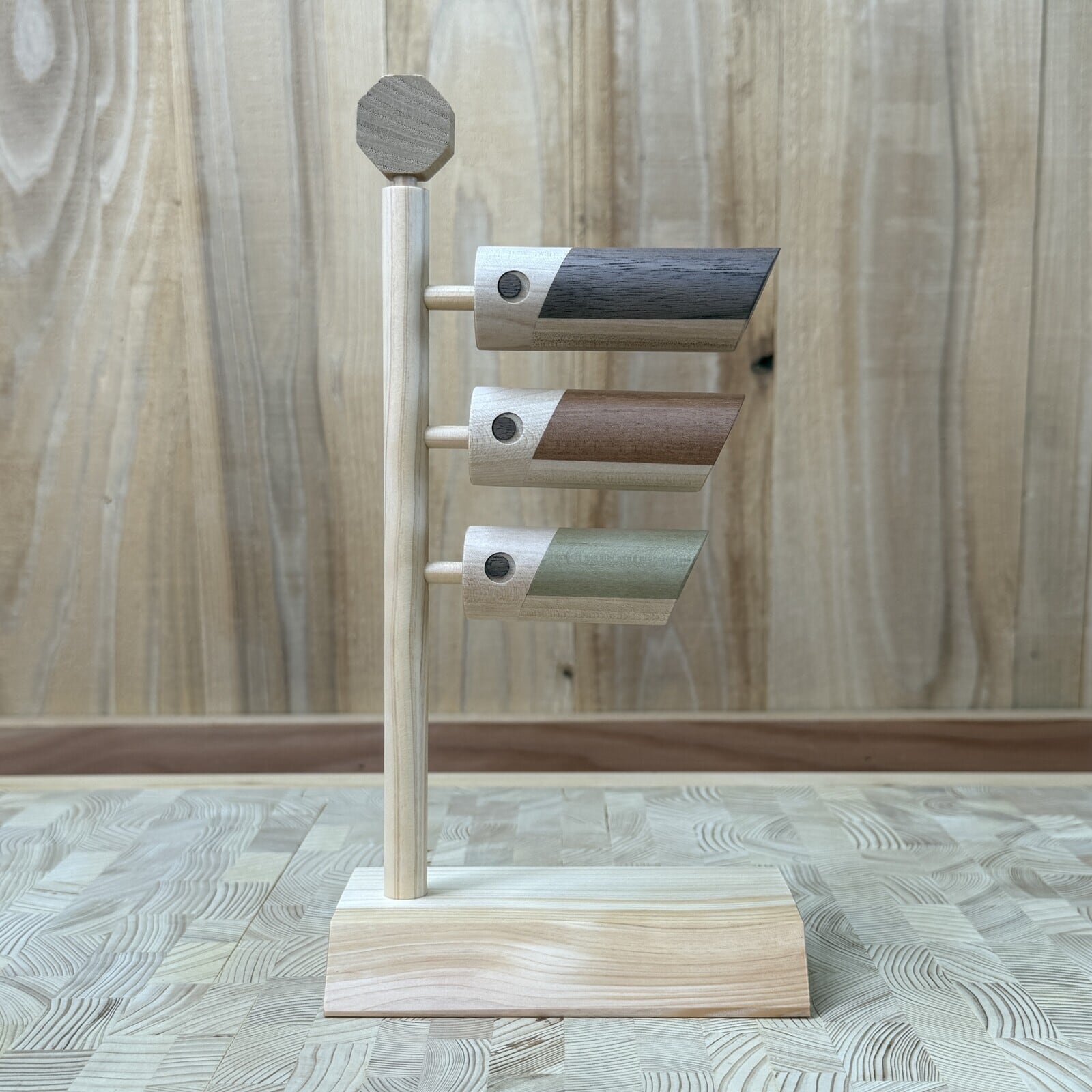 FROM HATSUKAICHI 寄木細工の木製 鯉のぼり こどもの日 こいのぼり