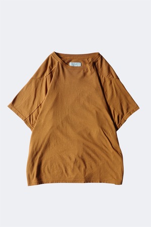 amachi.【Fabric Forming Tee -Rust Yellow-】
