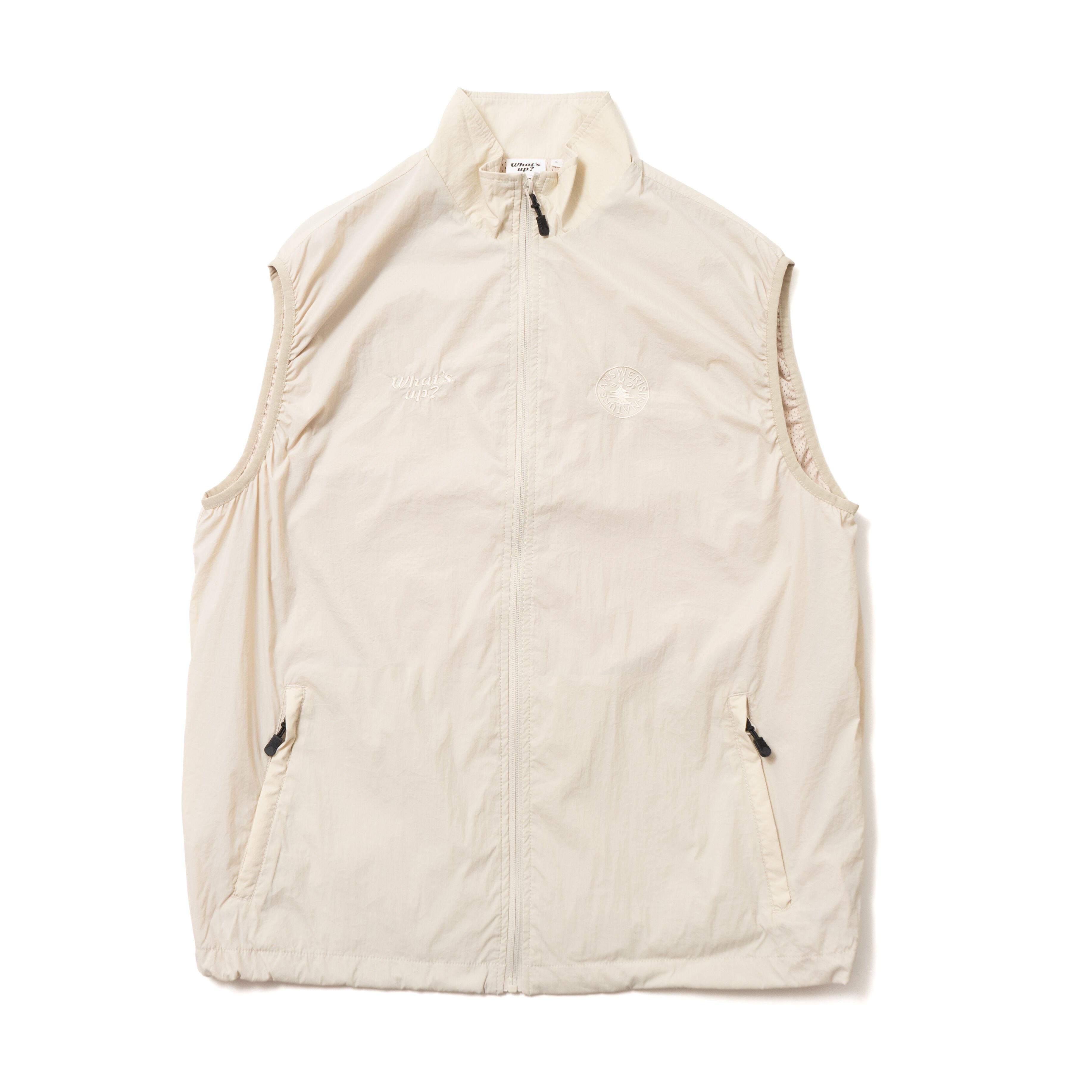 【ディスプレイ】NYLON VEST BEIGE
