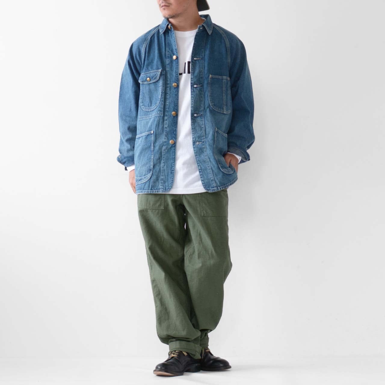 orslow [オアスロウ] 1950'S COVERALL DENIM USED WASH [03-6140-95 ...