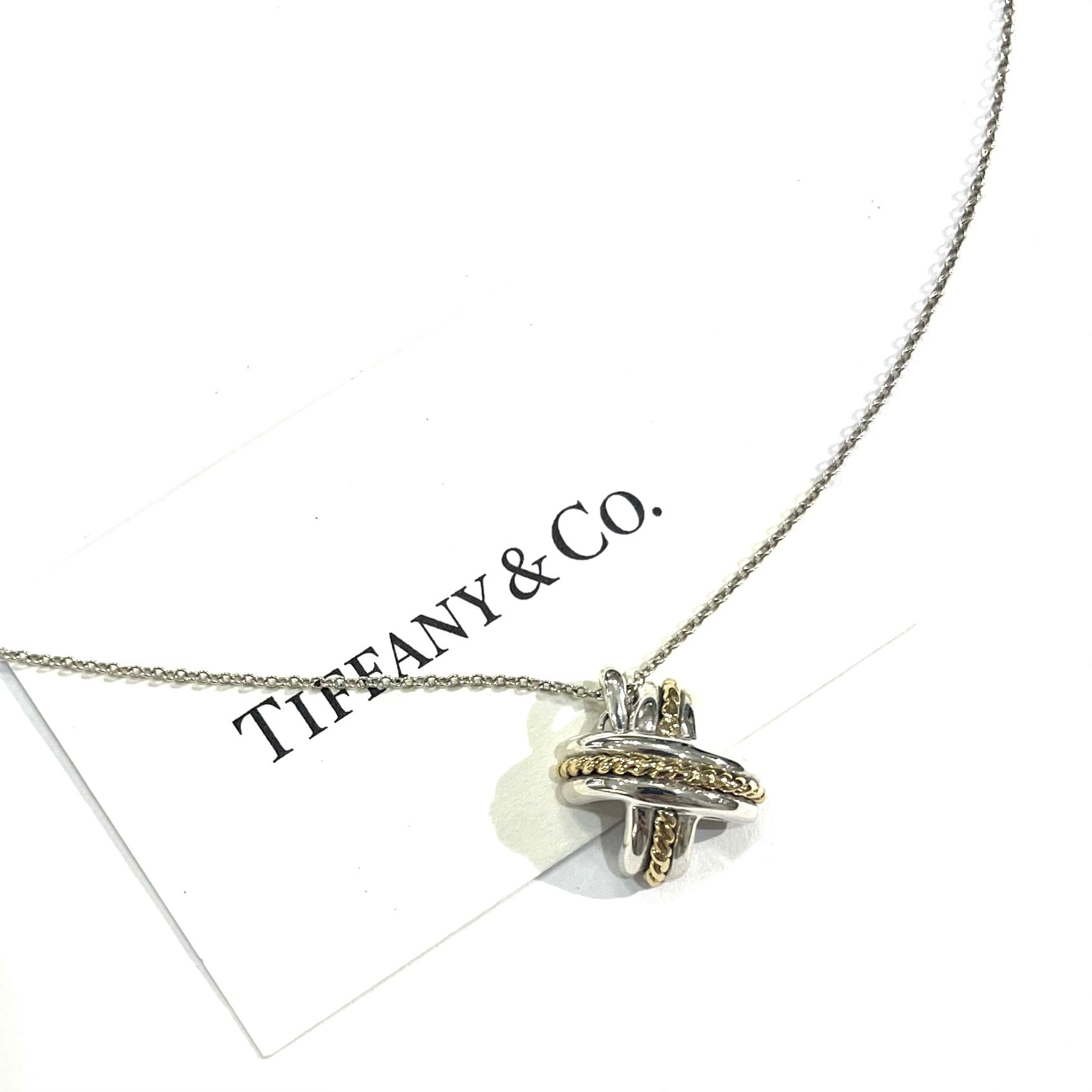 TIFFANY &CO】2657 K18 YG ティファニーシグネチャー ネックレス