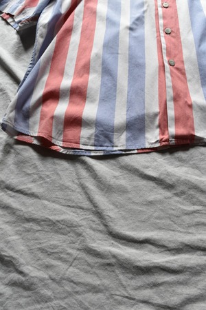 Blue-Red stripe S/S shirt