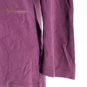 レディース トクコプルミエヴォル TOKUKO 1er VOL トップス ブラウス パープル系 無地 シンプル 伸縮 ストレッチ 日本製 ハイネック タートルネック 上品 カジュアル 普段着 かわいい レディースファッション