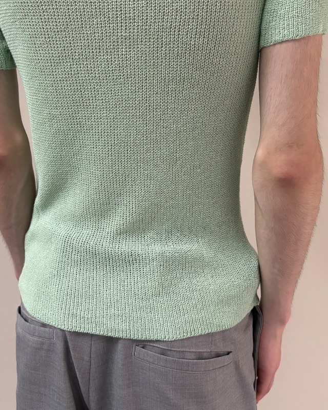 【AD1995 / tricot COMMEdesGARÇONS】slim fit mesh polo
