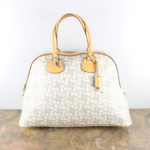 .CELINE DOME TYPE CARRIAGE PATTERNED HAND BAG/セリーヌドームタイプ馬車柄ハンドバッグ 2000000047423