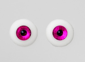 Silicone eye - 19mm Metallic Mauve Fuchsia