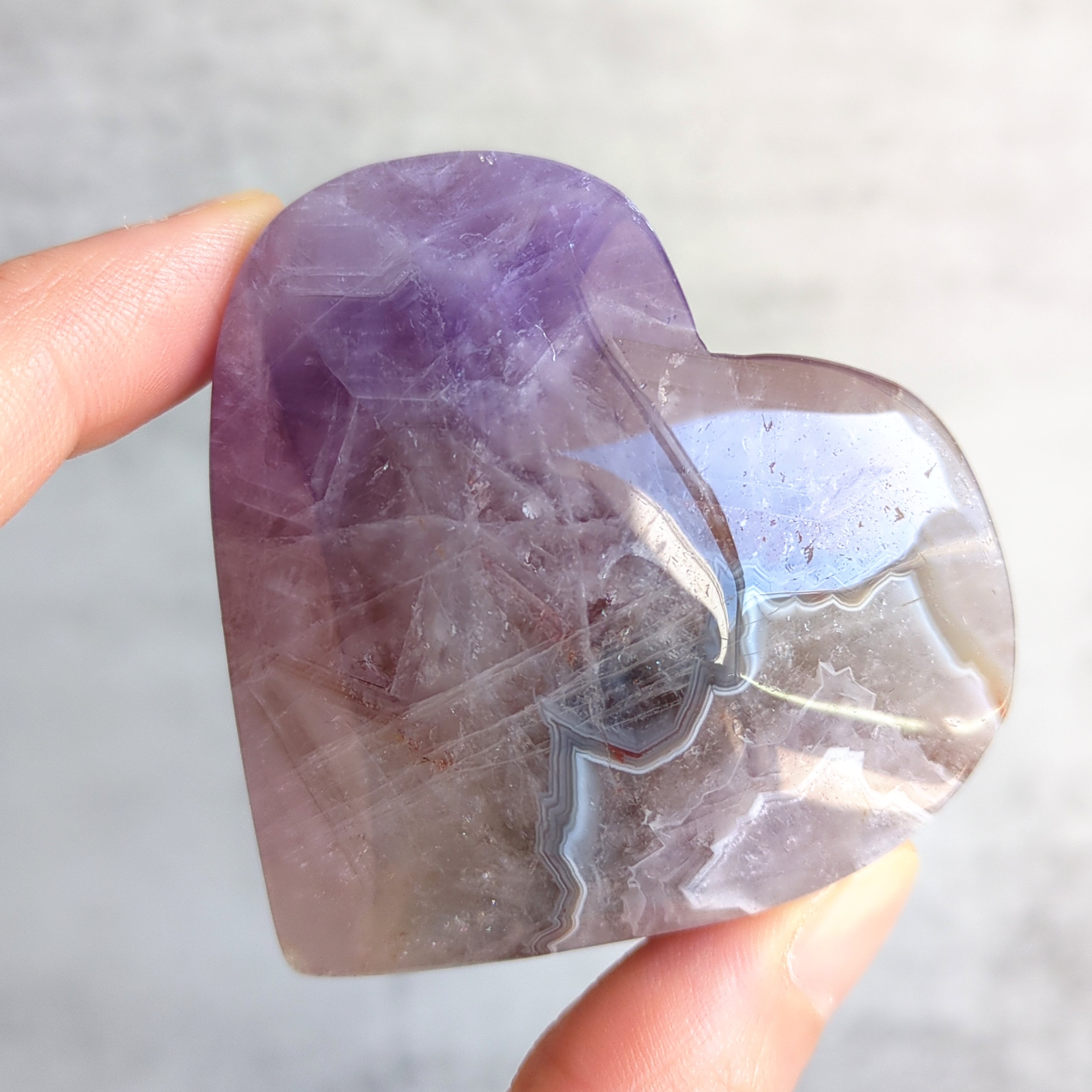 ハート　オーラクォーツクラスター②