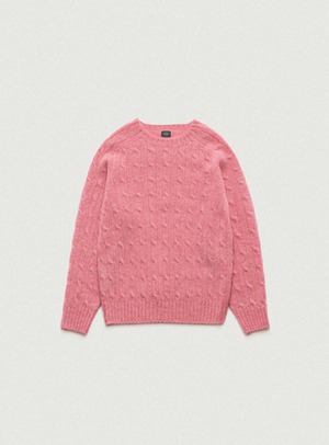 [The Barnnet] Oversized Shaggy Dog Knit Sweater_Pink 正規品 韓国ブランド 韓国通販 韓国代行 韓国ファッション ザ バーネット ザバーネット thebarnnet 日本 店舗