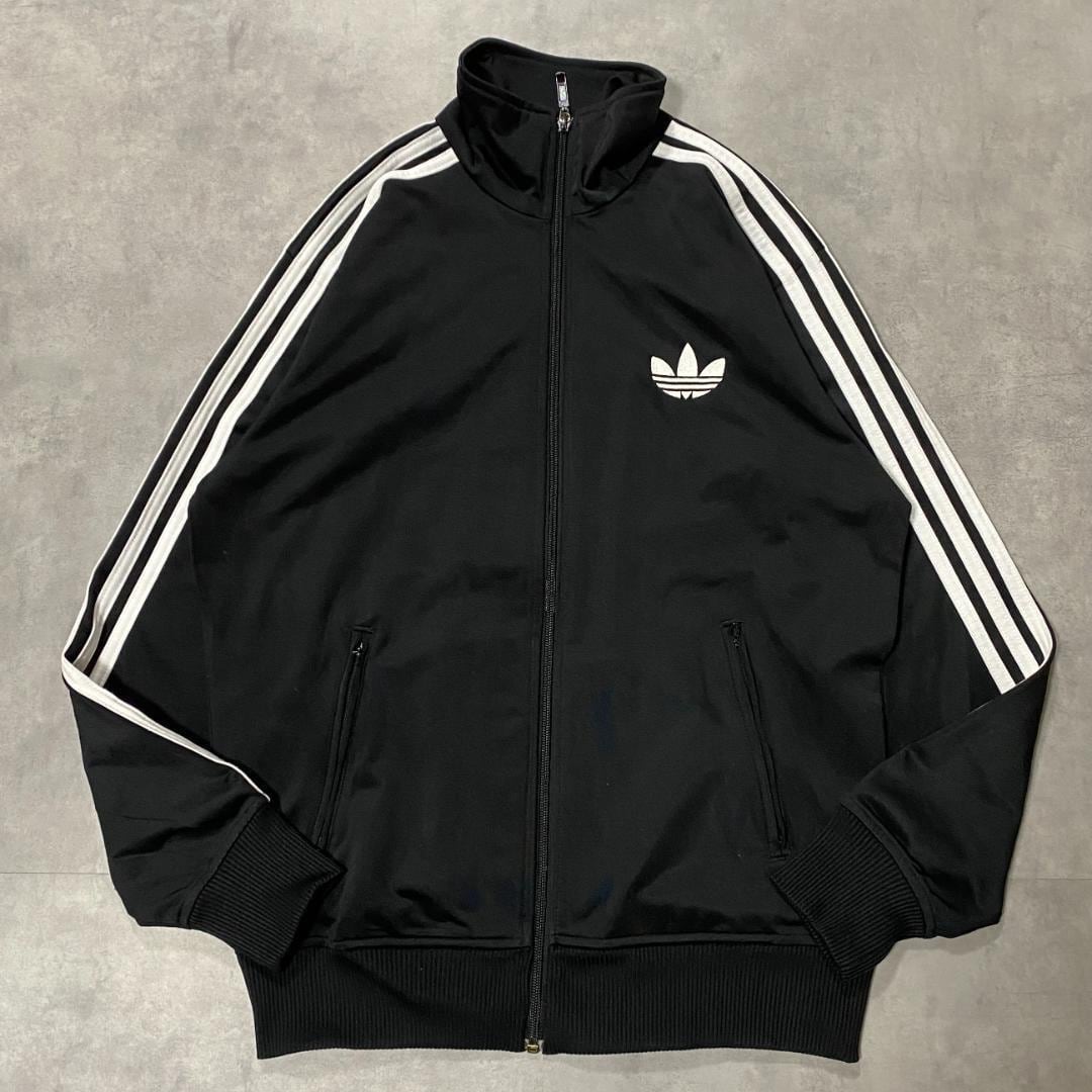 old adidas/旧タグ/美品/トラックジャケット/ファイヤーバード アディダス トラックジャケット ファイヤーバード 古着 刺繍 黒