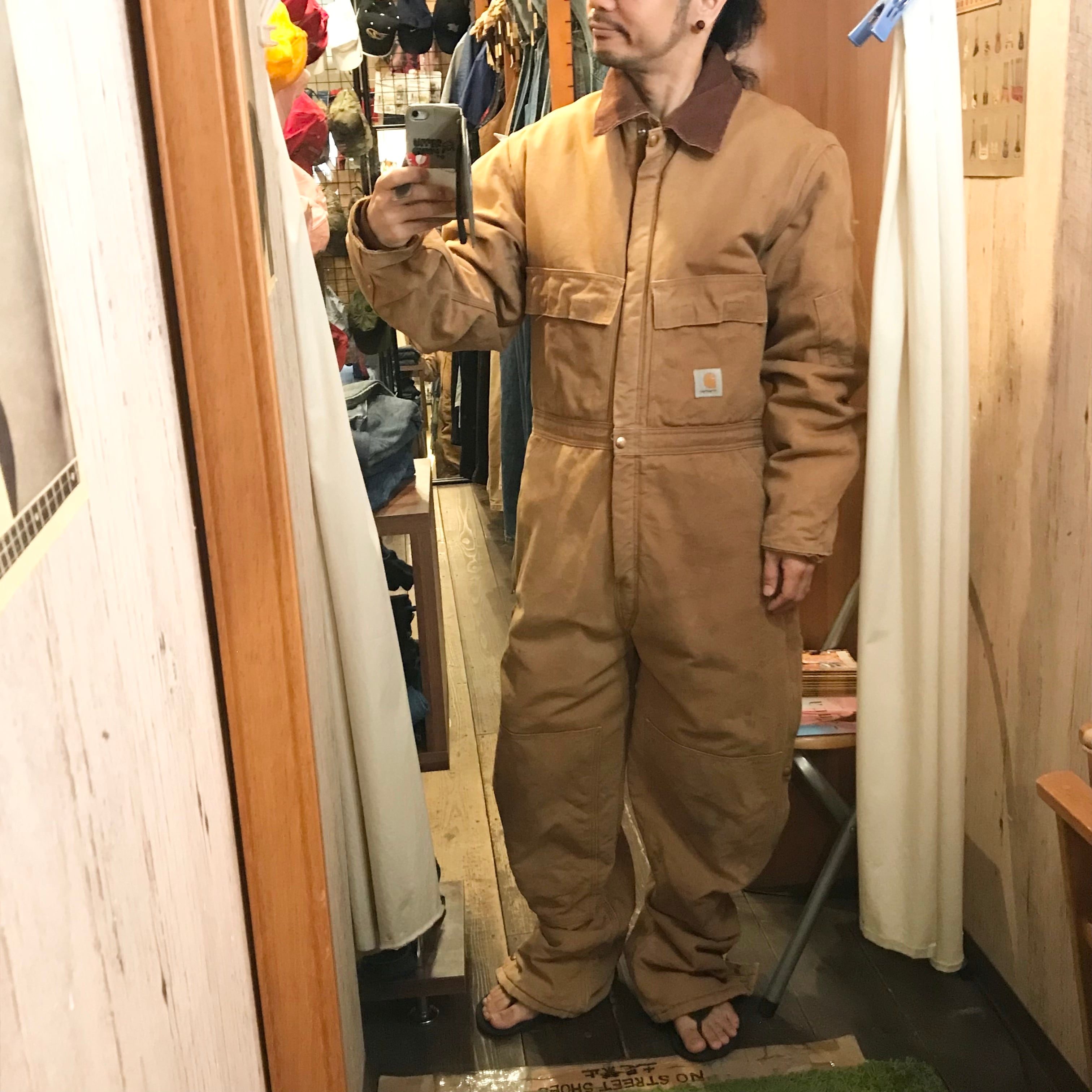 carhartt カーハート つなぎ XL 古着 (1109) | 温古着新