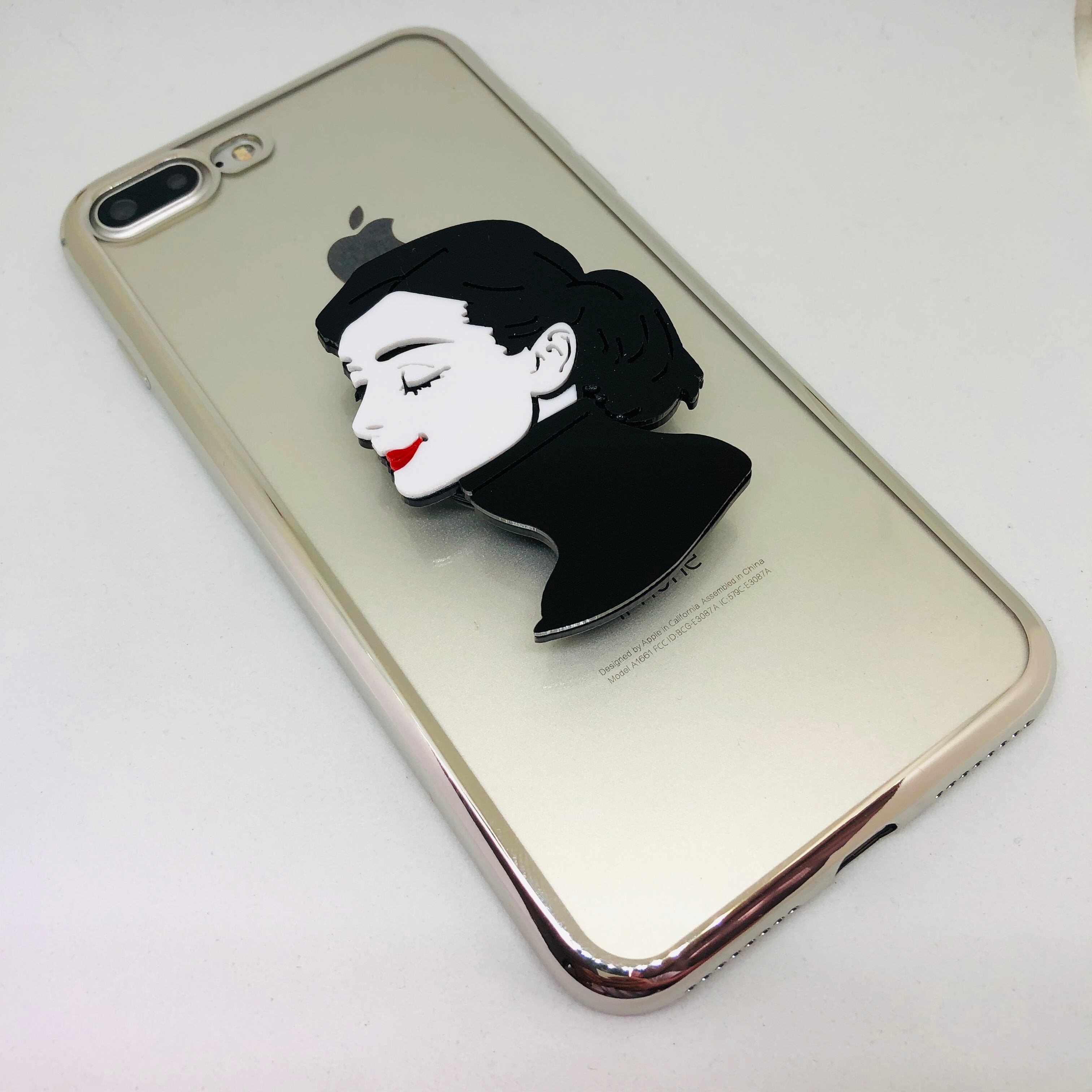 オードリー スマホグリップ Happyface