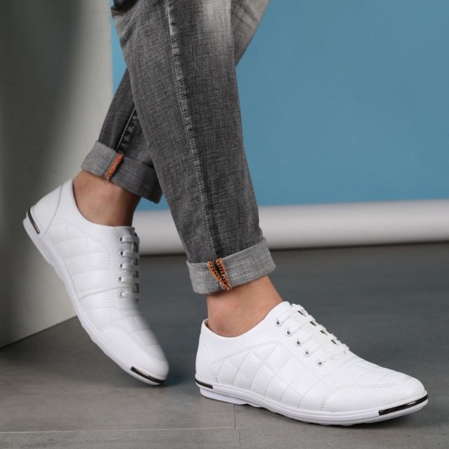 Low cut square pu leather shoes ( 3color )