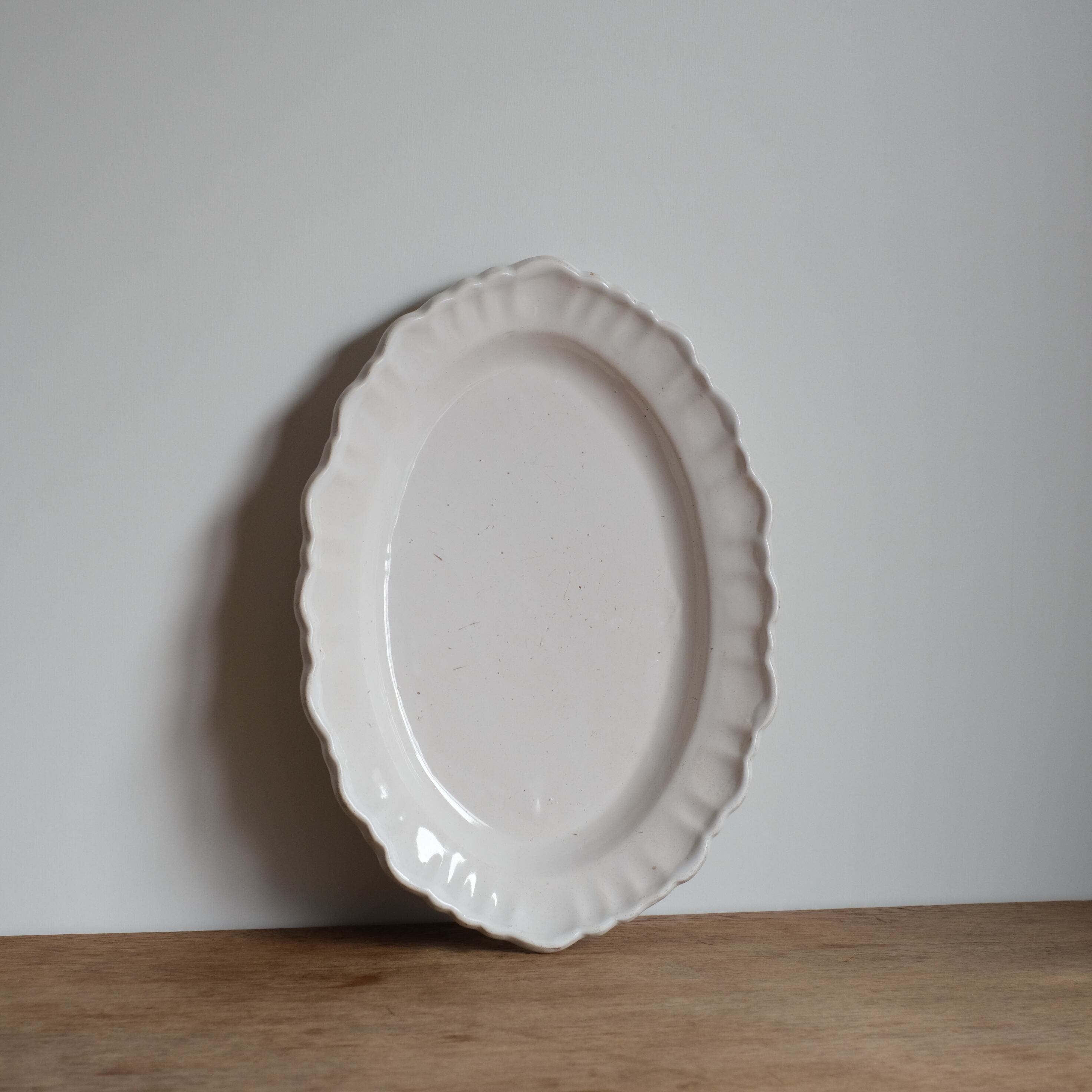 アンティーク フランス ムスティエ オーバル 大皿