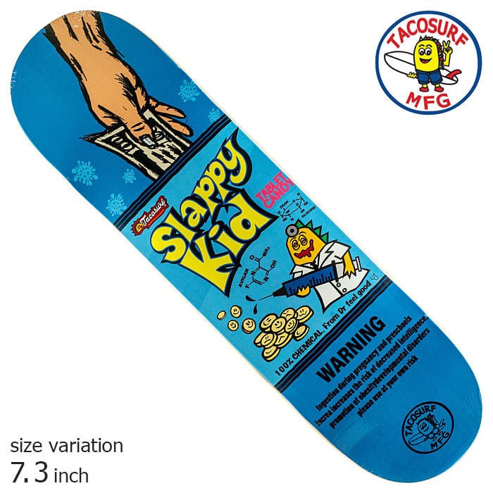 TACOSURF MFG Dr.fell good 7.3 inch タコサーフ デッキ スケートボード スケボー ストリート 板 sk8 デッキテープ