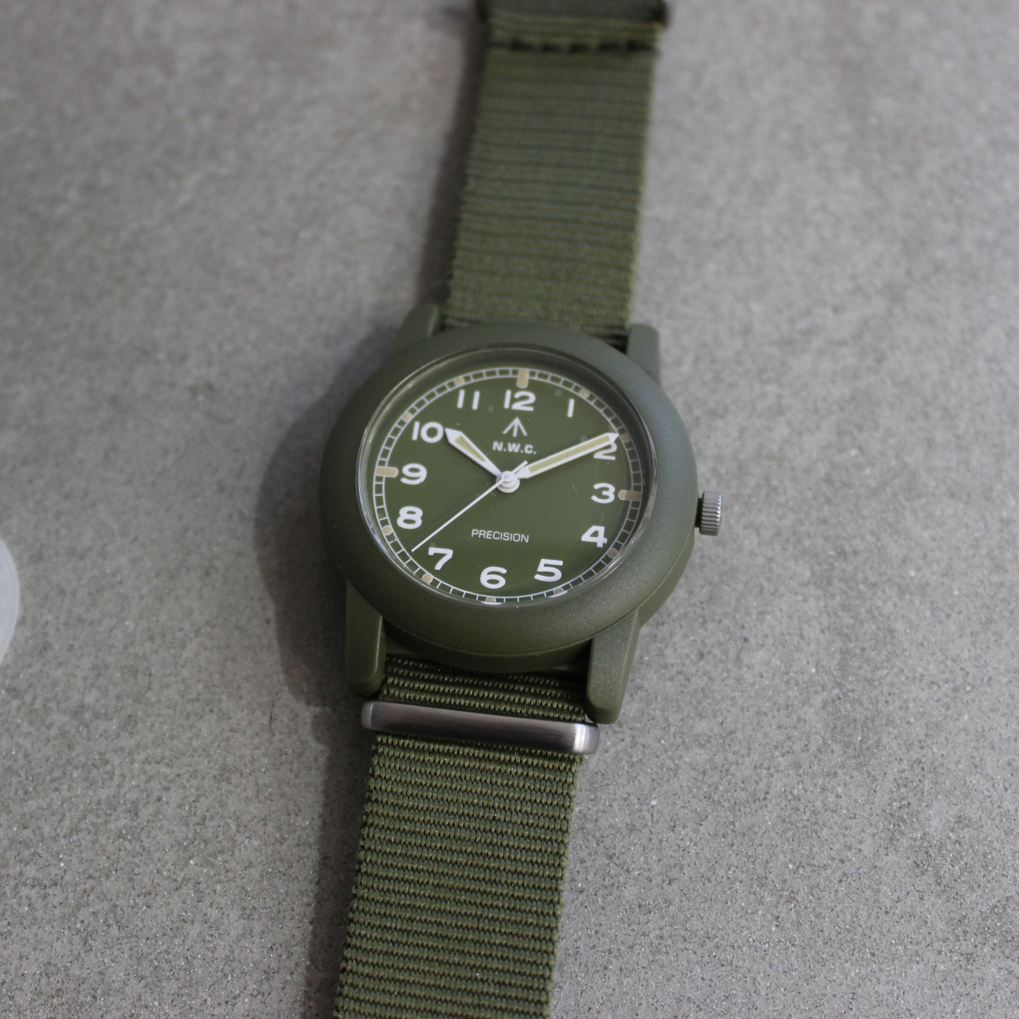 NAVAL MILITARY WATCH Mil.-08Ca Camper TYPE KHAKI (Olive Green