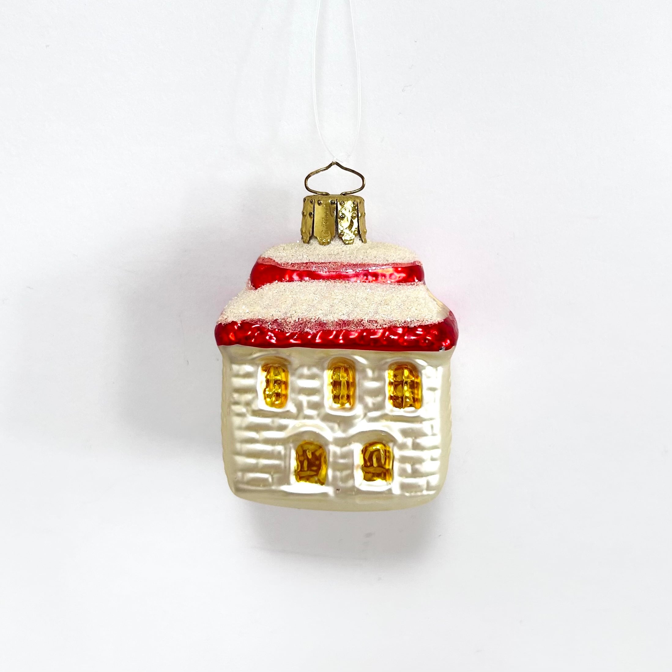 ビンテージ Christborn 家 ドイツ製 ガラスオーナメント 8cm