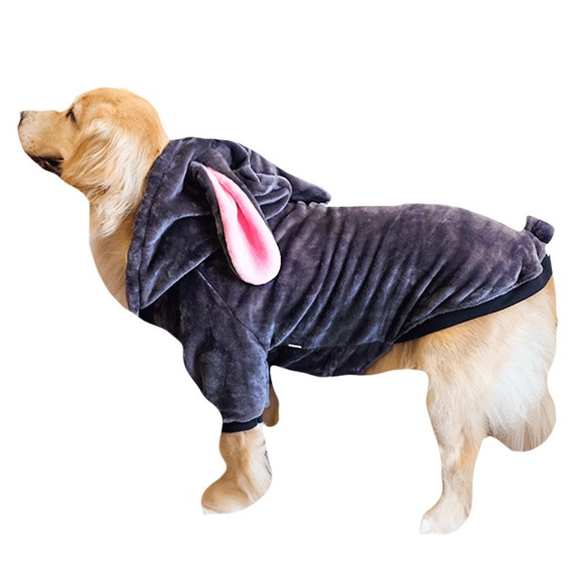 犬の洋服　うさぎ型洋服　キャラクター　防寒