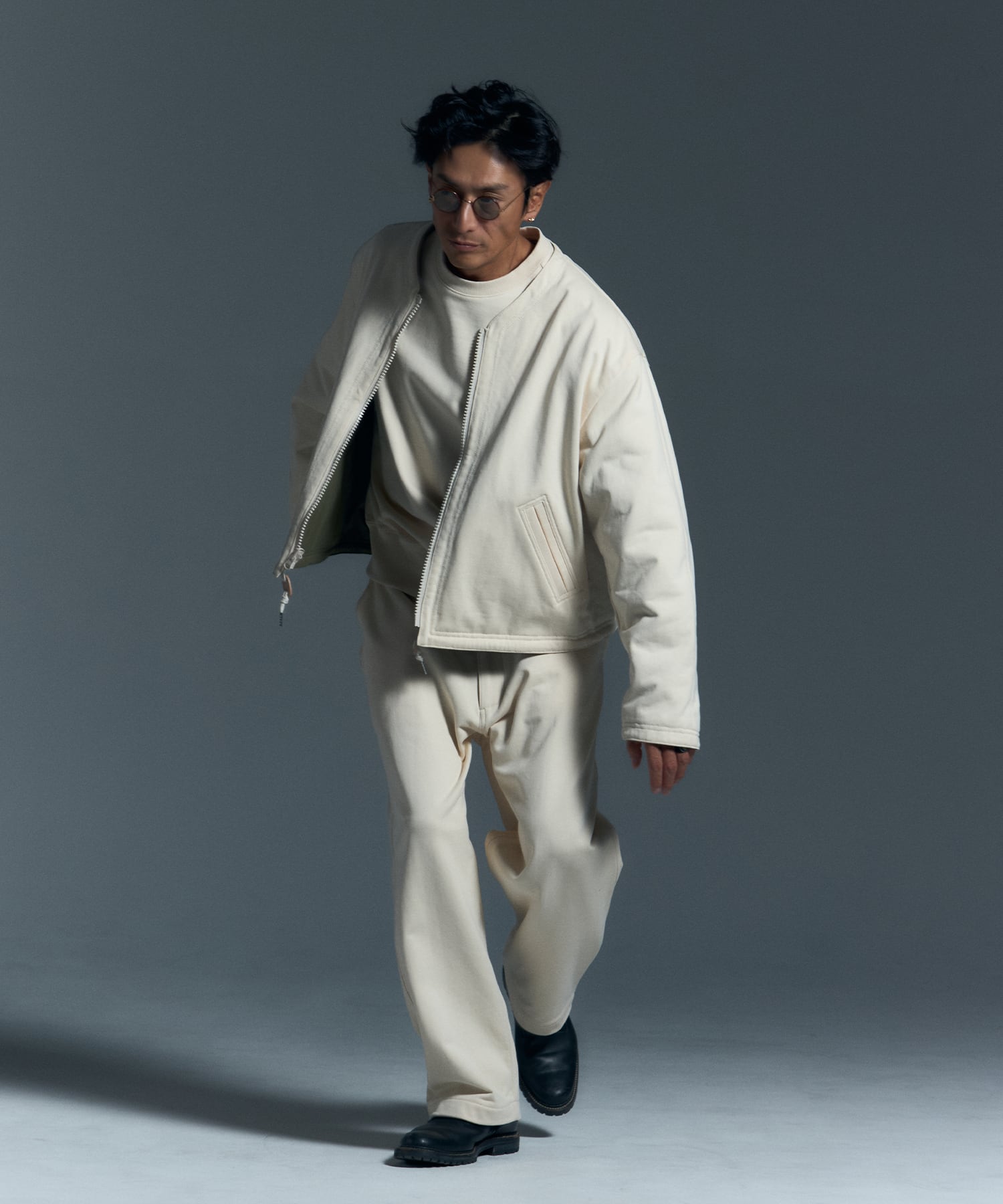 WIDE SWEAT PANTS［HSP001］ | HAPPY SAUCE