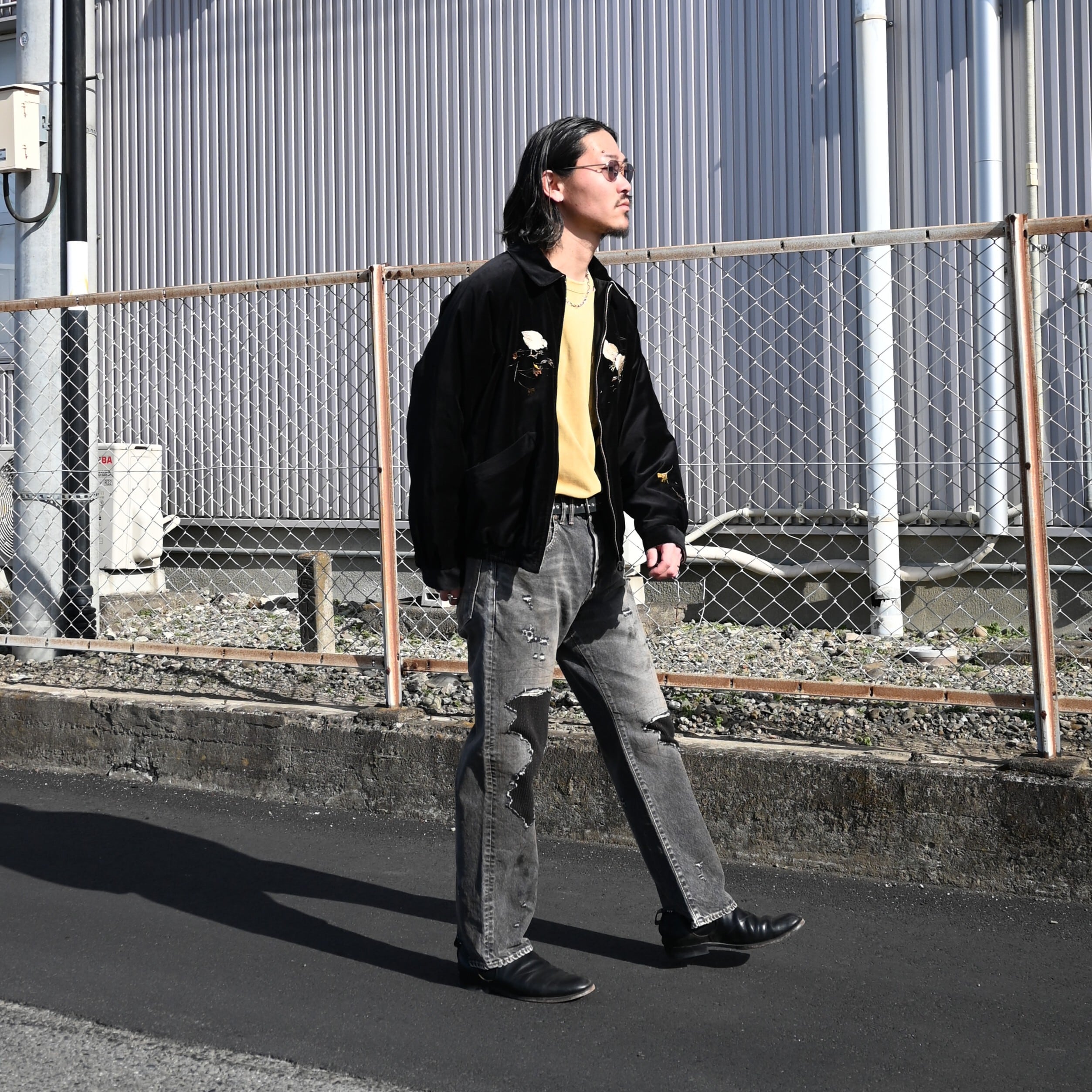 OLDJOE(オールドジョー) STUNNING VELVET SOUVENIR JACKET(Niwatori to