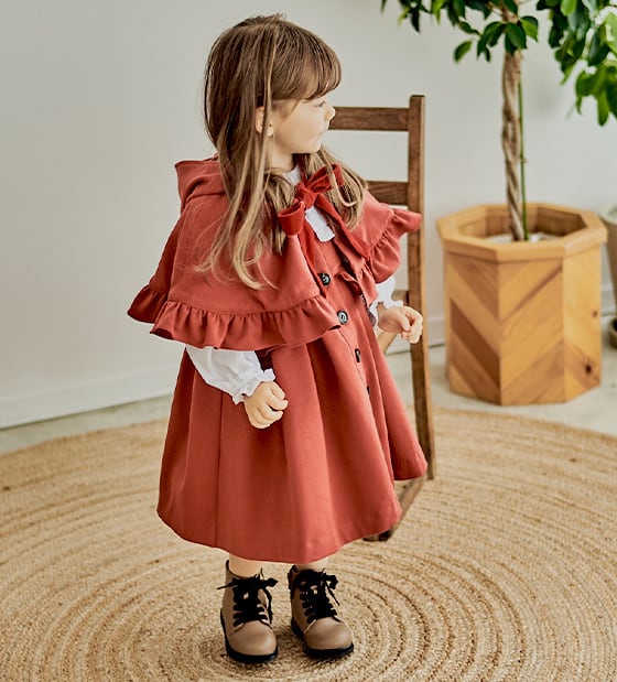 アルベロベロ　赤ずきんちゃんフード付きジャケットコート　お値下げ！！ アルベロベロ 赤ずきんちゃんフード付きジャケットコート お値下げ