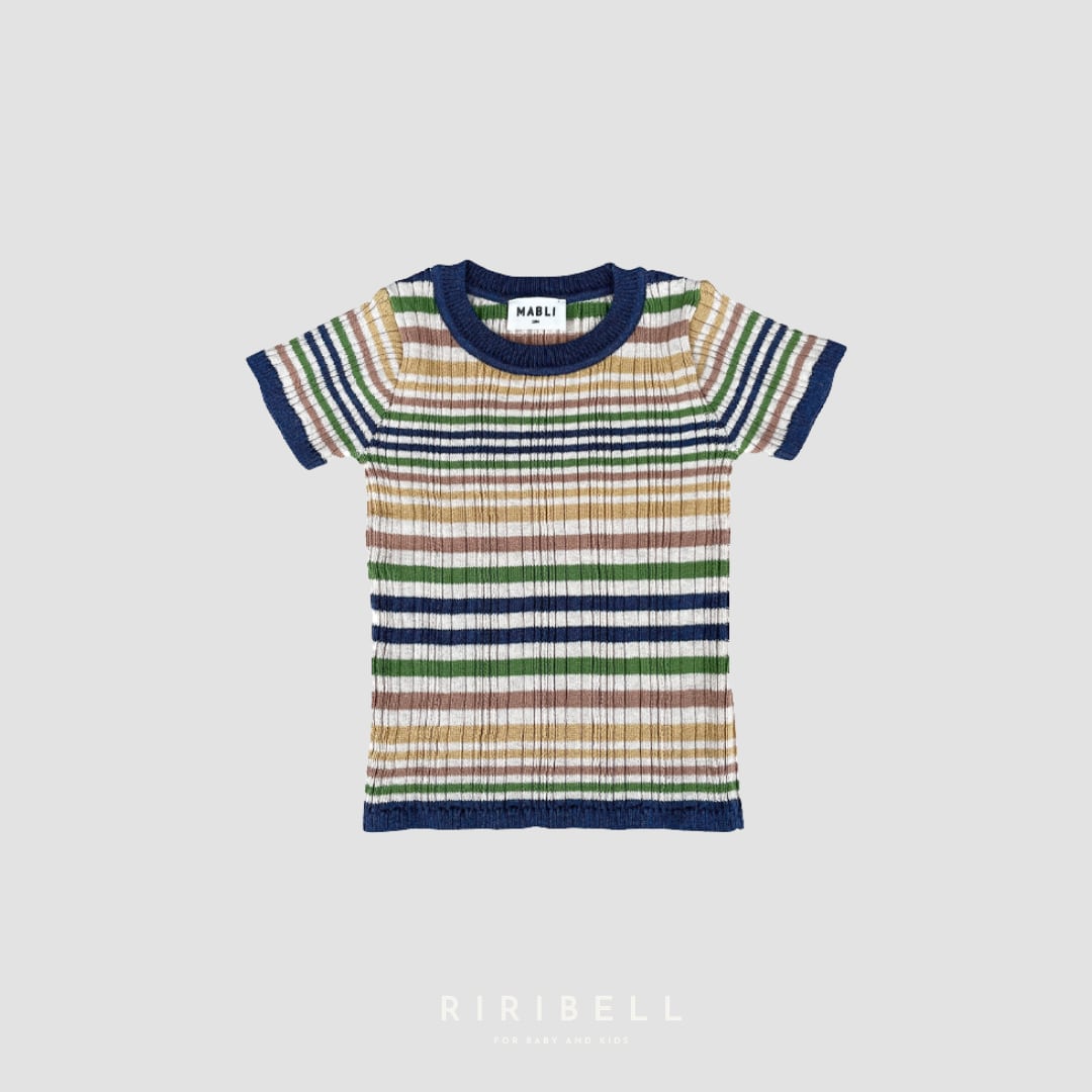 【MABLI】CARAVAN TEE - NAUTICAL STRIPE / 4Y~6Y