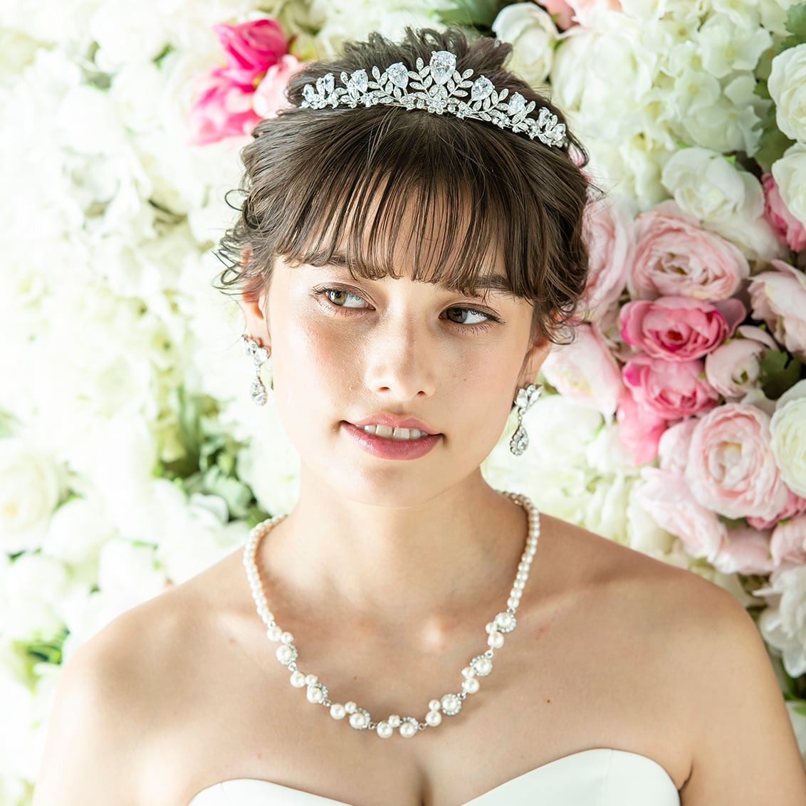 H-23 ビッグストーンティアラ | ウェディング・ブライダルアクセサリー