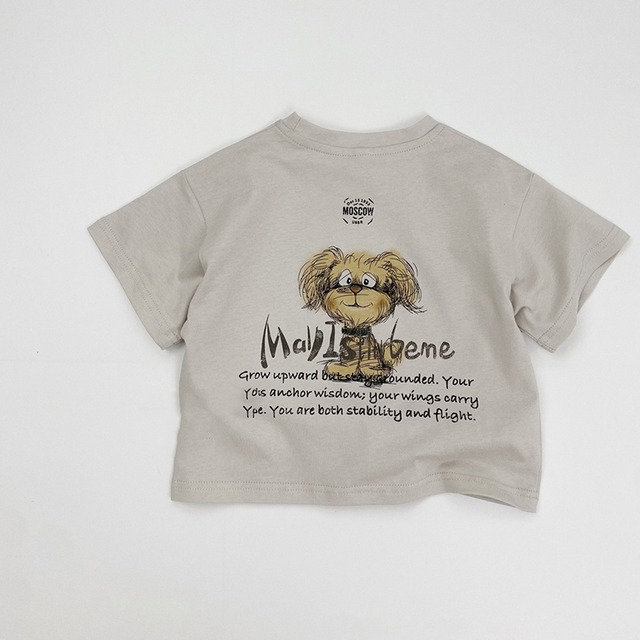 【BABY&KID】夏新作　カートゥーン半袖シャツ